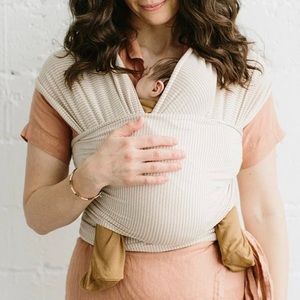 Solly baby wrap neutral stripe